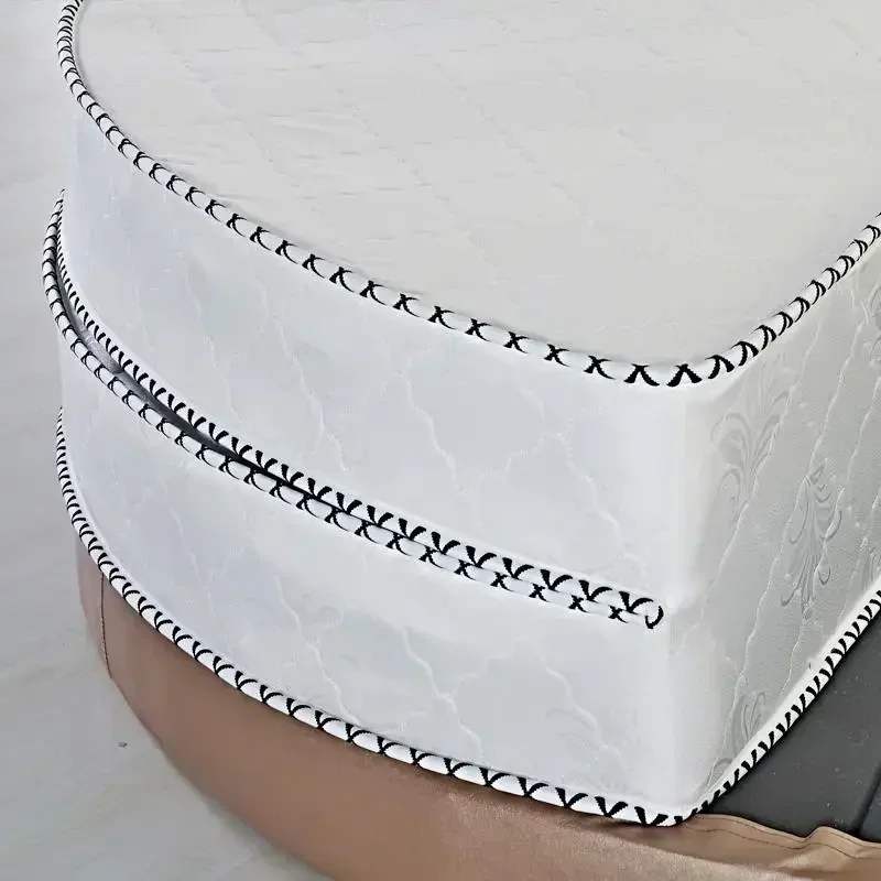 180 200 220 Cm Round Sponge And Latex And Palm Material Mattresses King Size White Round Mattress Bedroom Spring Folding Double