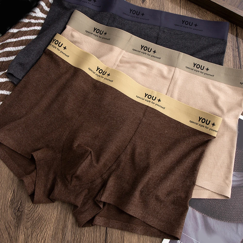 

Male Boxer Briefs Breathable Boxershorts Classic Style Panties Comfortable Men's Underwear L-3XL Size Range 2XL