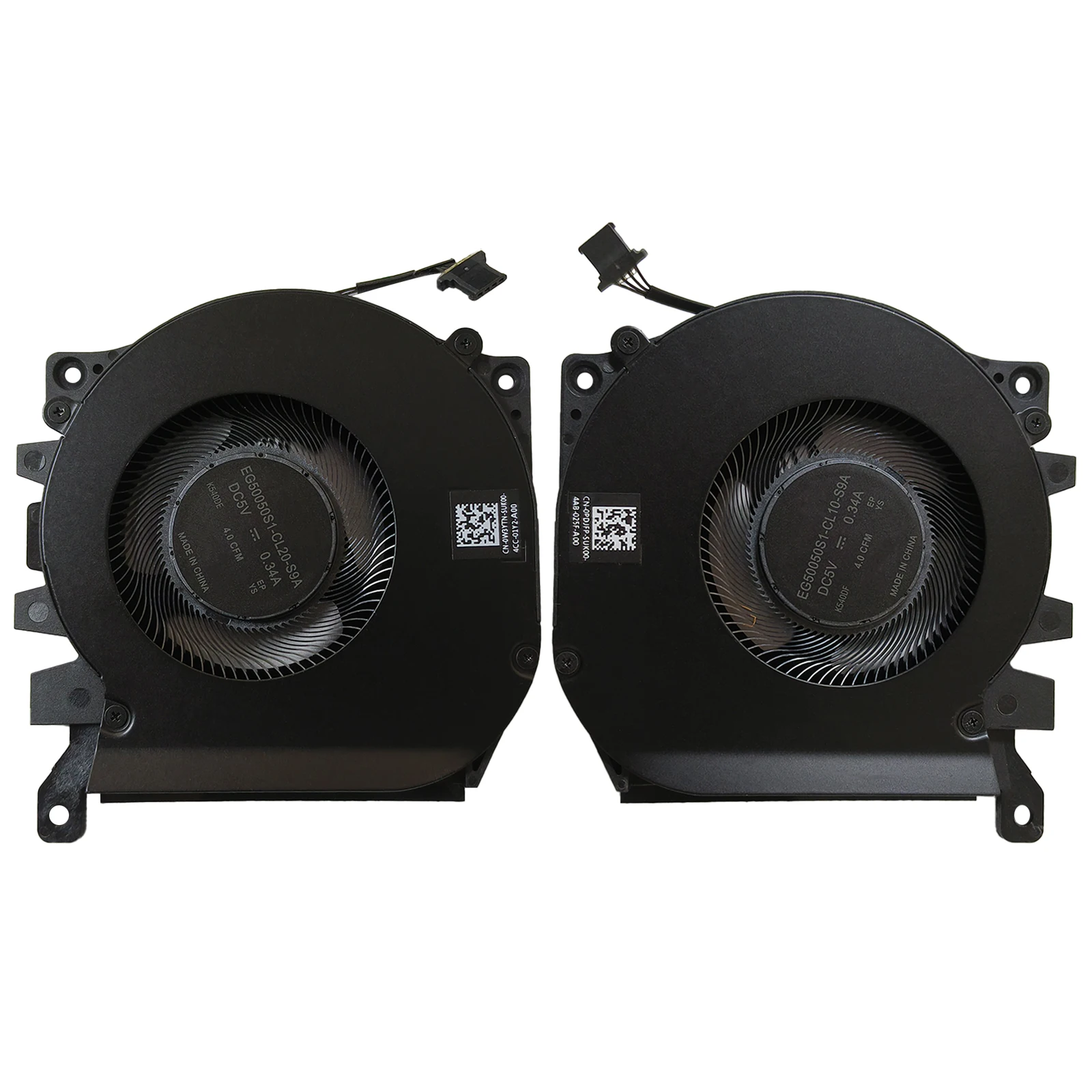 Koflyx NEW Laptop CPU GPU CPU+GPU 0W3YTN 0PDJFP For Dell Alienware x16 R1 with RTX 4080 / RTX 4090 Processor Cooling Fan DC5V