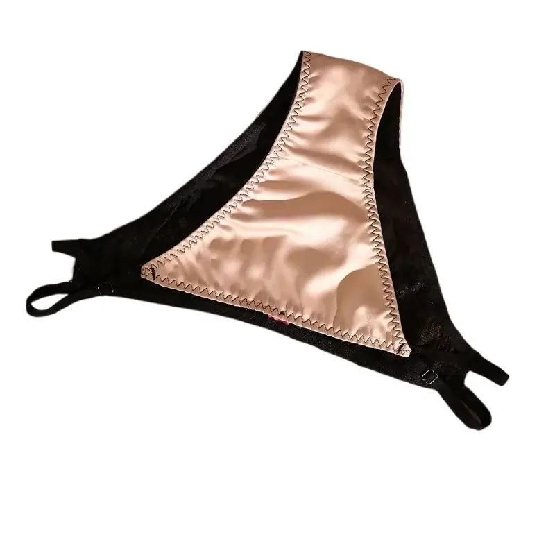 

Personalized Underwear Women's Charming Lace-up Adjustable Luxury High-end Color Matching Lace Breathable Women's Briefs Panties