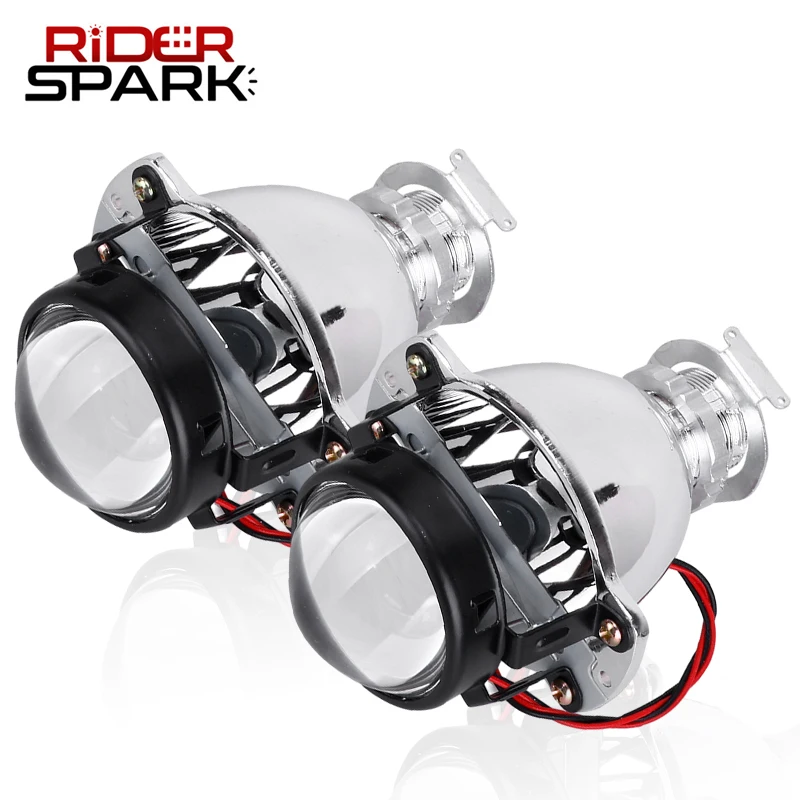 

1.8 inch Bi Xenon Projector Lenses Mini Size For H4 H7 9006 9005 HID Car Headlight Bulbs Auto Head Lamp Use H1 HID 12V 1/2Pcs