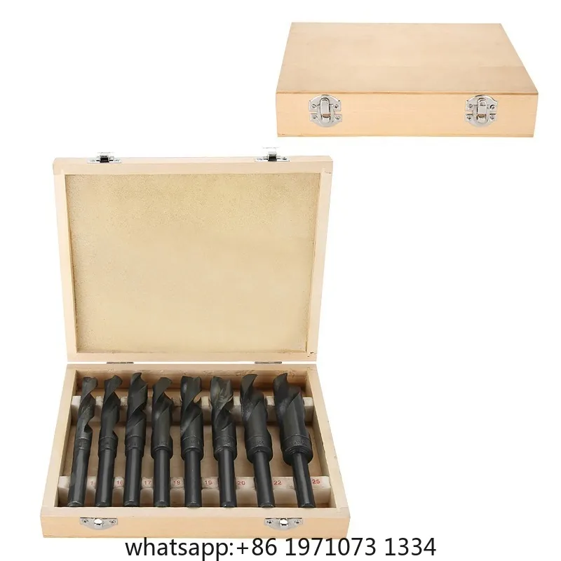 8PCS/Lot 14-25mm High Speed Carbon Steel Drill Bits  Reduced Shank Bits Drill Bit Twists Drill Bit