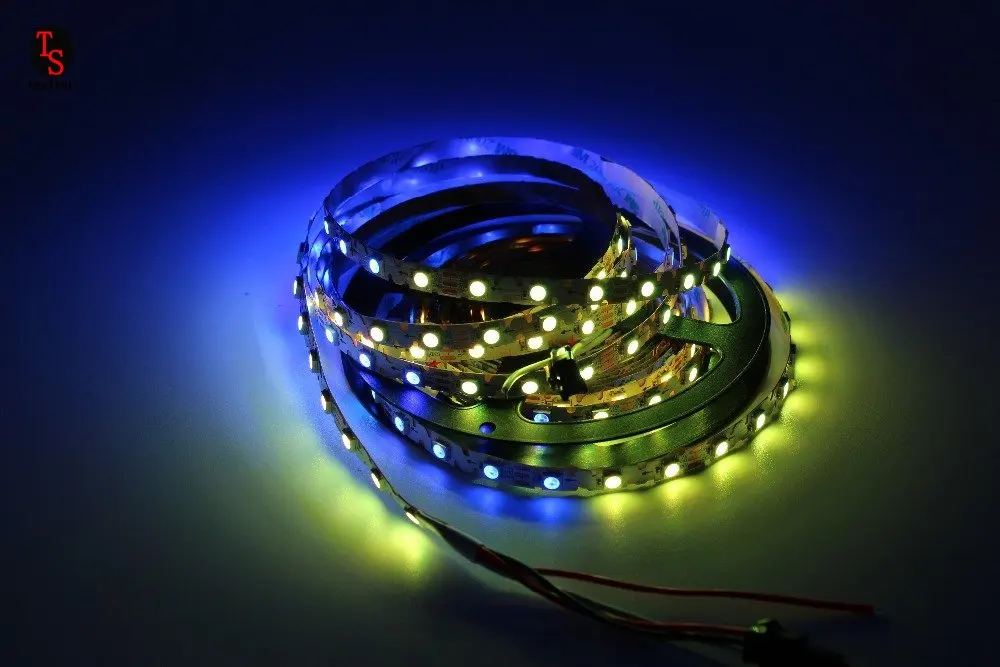 1/2/3/4/5M WS2812B ws2812 5mm  8mm PCB S shape type Addressable RGB LED pixel strip bendable 60leds 60pixels/m 5V led lights