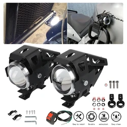12V Motorcycle Headlight Driving Spot Head Lamp Fog Spotlights For Benelli TRK 251 502 502X 702 702X TRK502 TRK502X TRK702