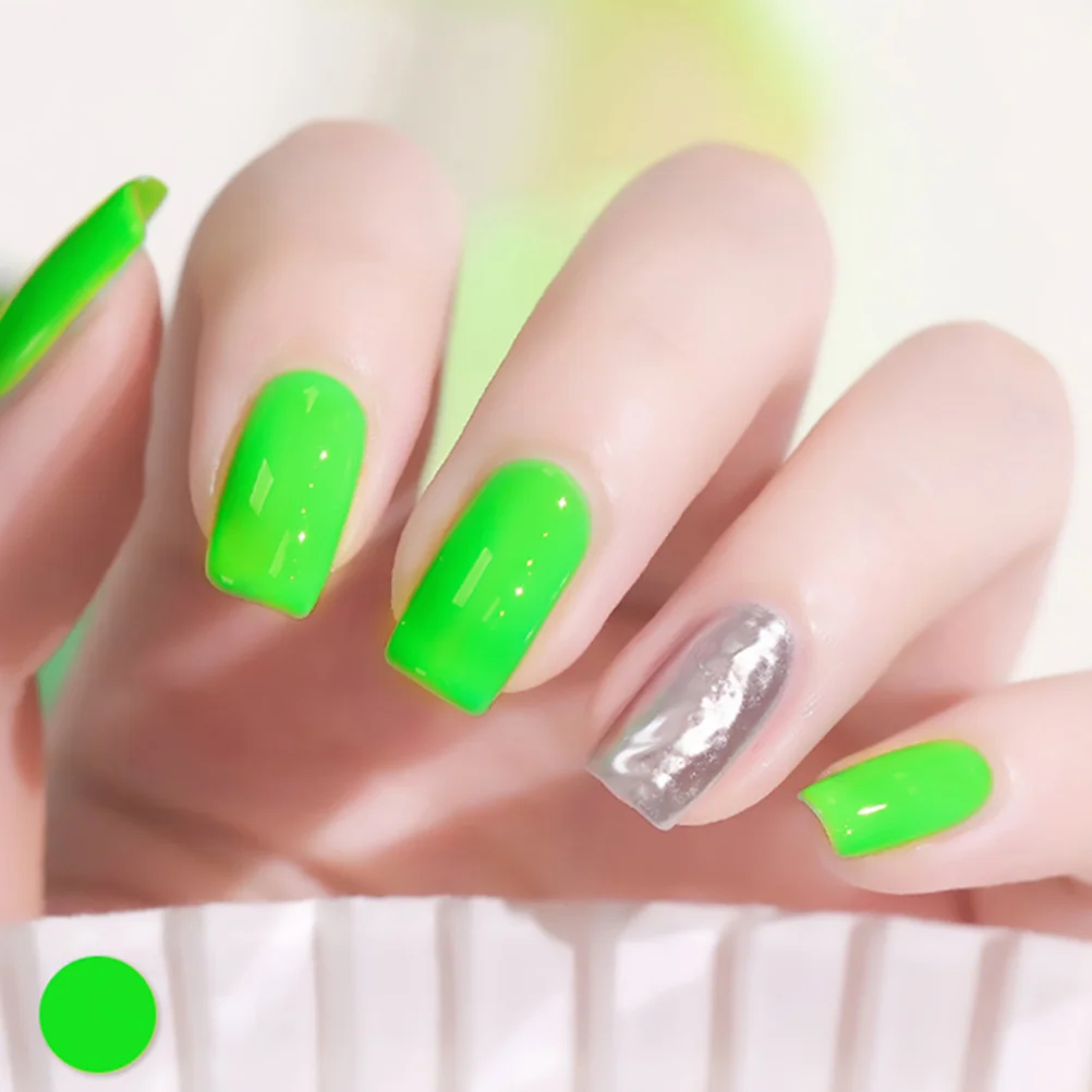 Set di 12 polveri per unghie perlate, colori fluorescenti, per pigmenti per manicure fai da te, polvere acrilica