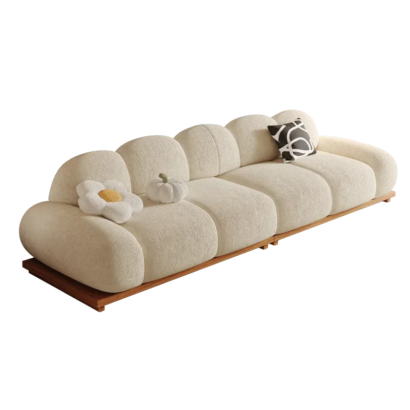 

Comfortable modern living room sofa, luxurious soft minimalist sofa, relaxing bedroom furniture