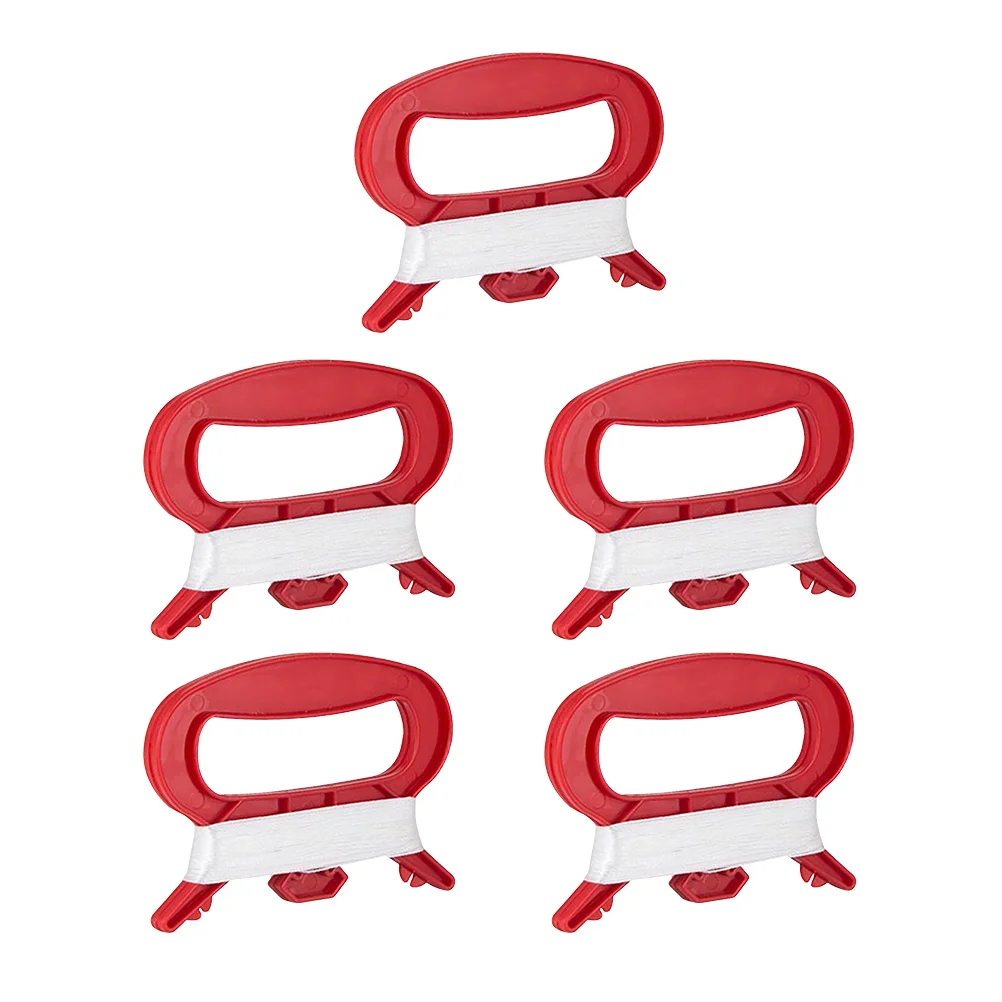 5Pcs 플라잉 카이트 라인 와인딩 보드 100m 강력하고 내구성이 뛰어난 트와인 스트링 경량 야외 스포츠 액세서리 카이트 와인딩 보드