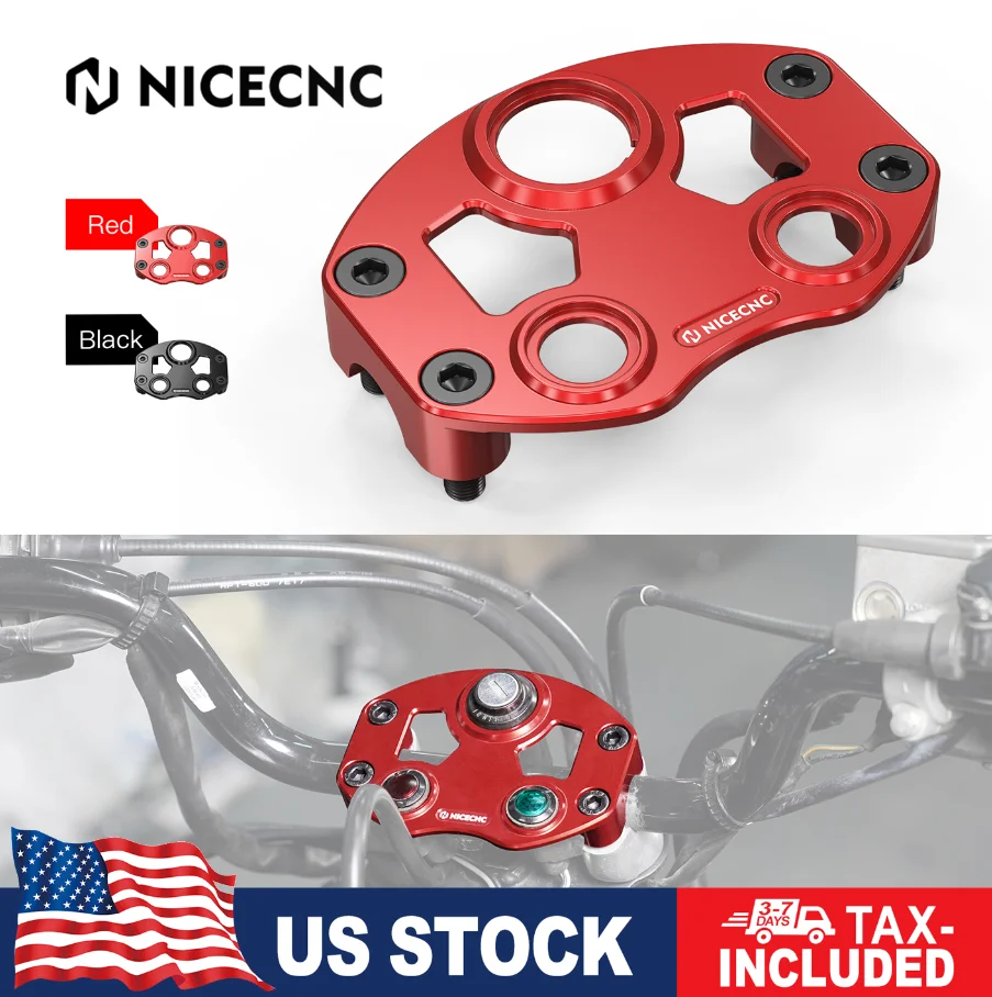 

For HONDA TRX 450R Key Switch Dash Panel ATV Handlebar Auxiliary Shelves Aluminum Upper Handlebar Clamp Mount For TRX450ER Honda