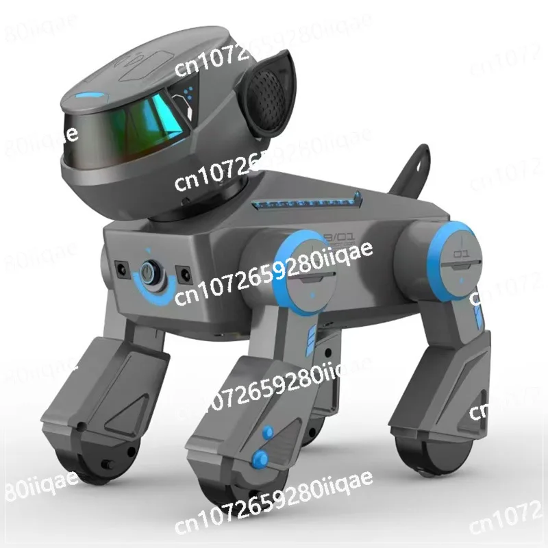 AI intelligent machine dog somatosensory touch song programming remote control bluetooth robot
