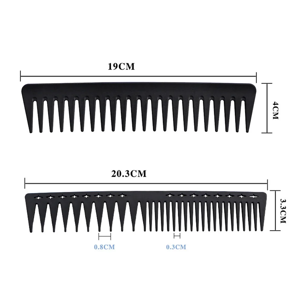 

3Pcs Vintage Prewar Hair Comb Wide Tooth Slicked-Back Styling Tool for Men Salon Use Detangling Drying Blow Smooth