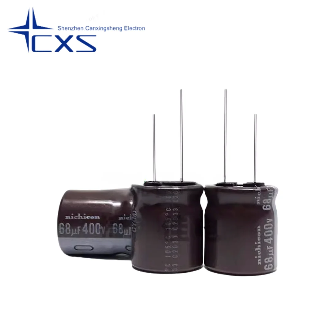 5pcs  400V 68UF 18X20mm 68UF400V Japan Nichicon Capacitor CY Series High Frequency Low Impedance