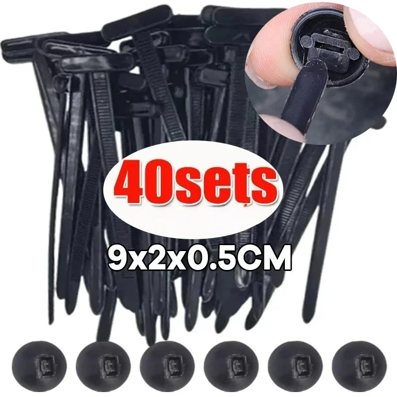 Universal Nylon Cable Tie Buckle Auto Fastener