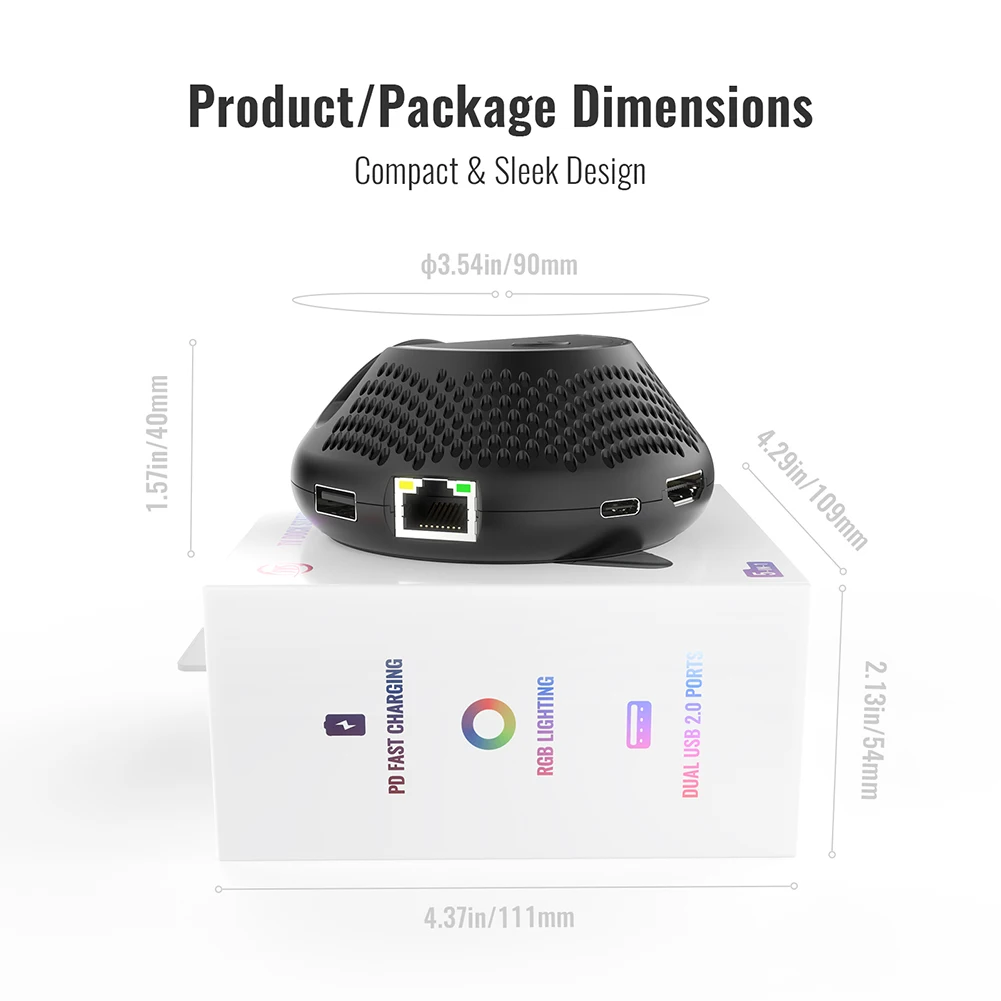 Док-станция для телевизора, подставка для зарядки с выходом 4K HDMI/портом типа C/USB для игровых аксессуаров Nintendo Switch2