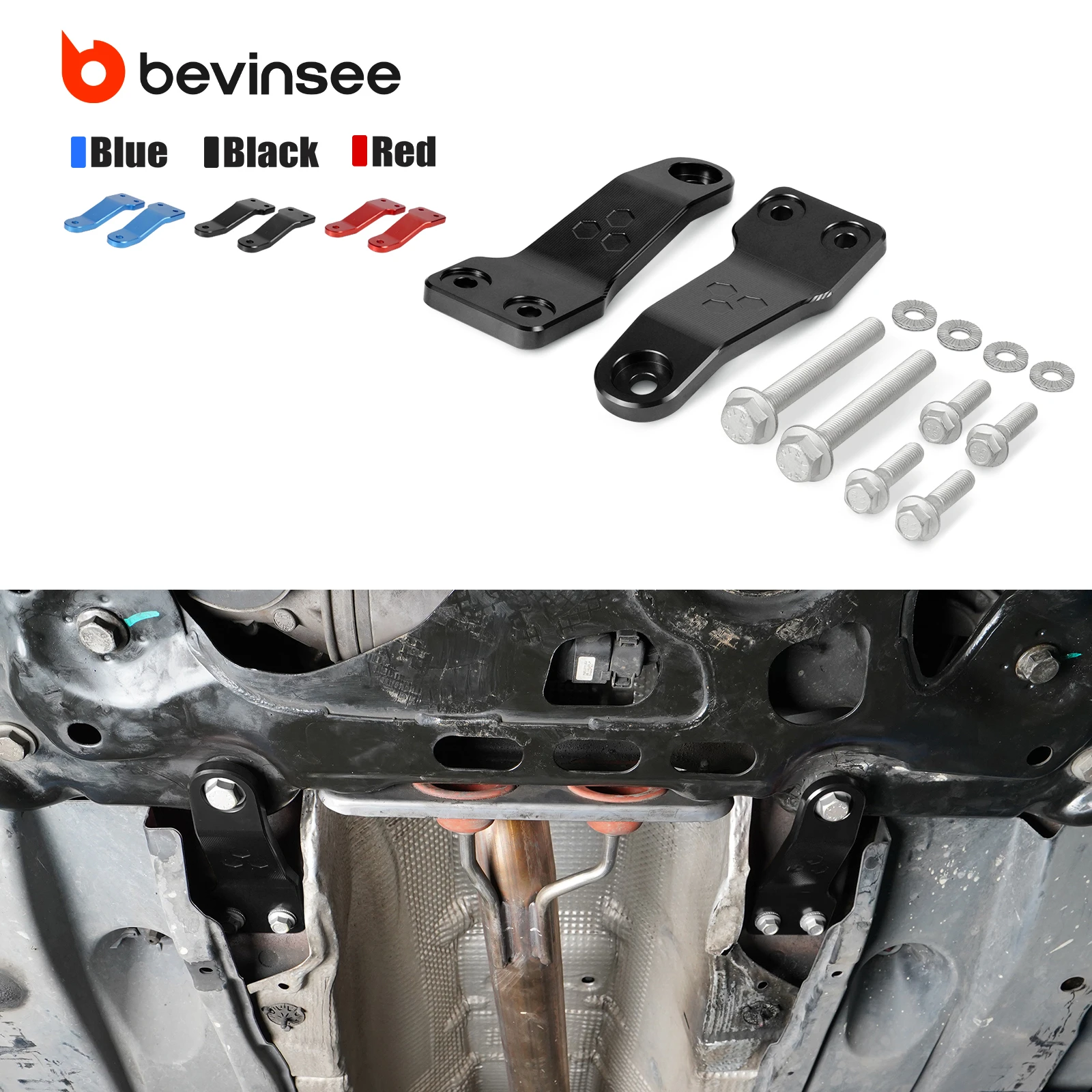 

BEVINSEE Front Subframe Support Bracket for VW Golf MK7 MK8 for Tiguan 2, for Audi A3 S3 RS3 TT Q2 Q3, for SEAT, for Skoda