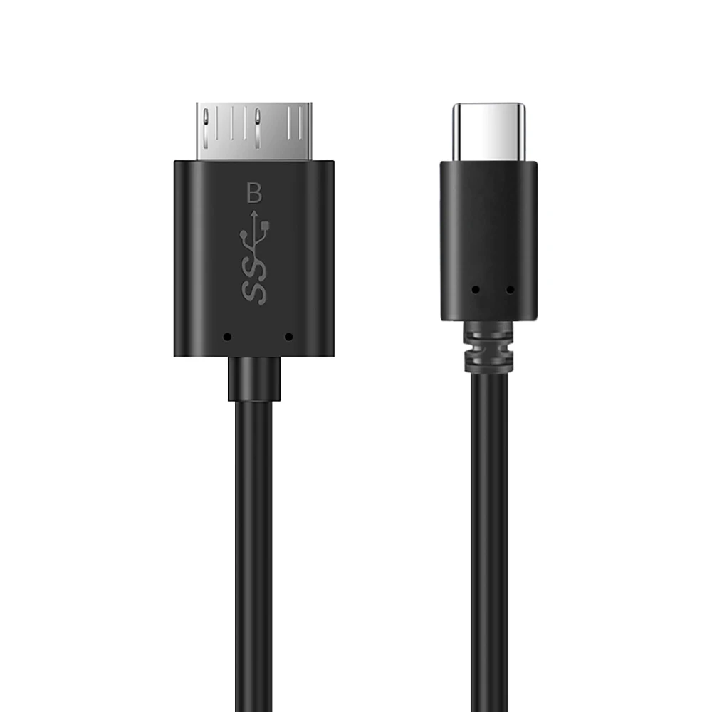 UGOjP Type C to Micro B Cable USB C to USB 3.0 5Gbps Data Connector Adapter For phone PC Macbook Hard Drive Disk Camera HDD SSD - view 6