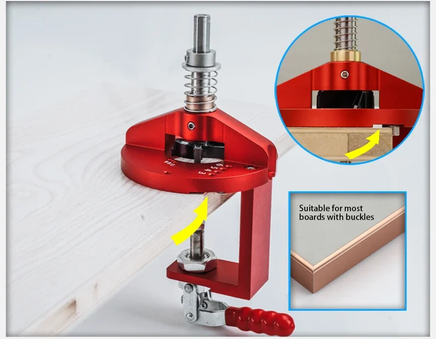 Multifunctional 35mm Hinge Jig Kit Woodworking Hole Drilling Guide Locator Puncher Template Aluminum Alloy Hole Opener Tools