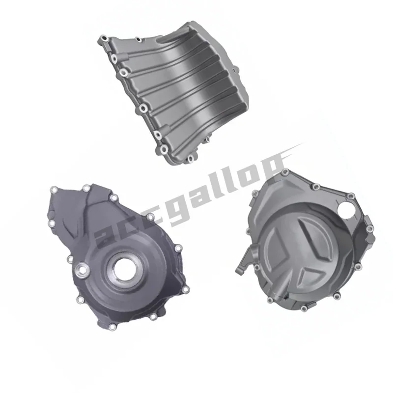 Motorcycle left right side covers clutch side cover magnetic motor side cover oil pan accessories Fit For CFMOTO 450MT CF400-7