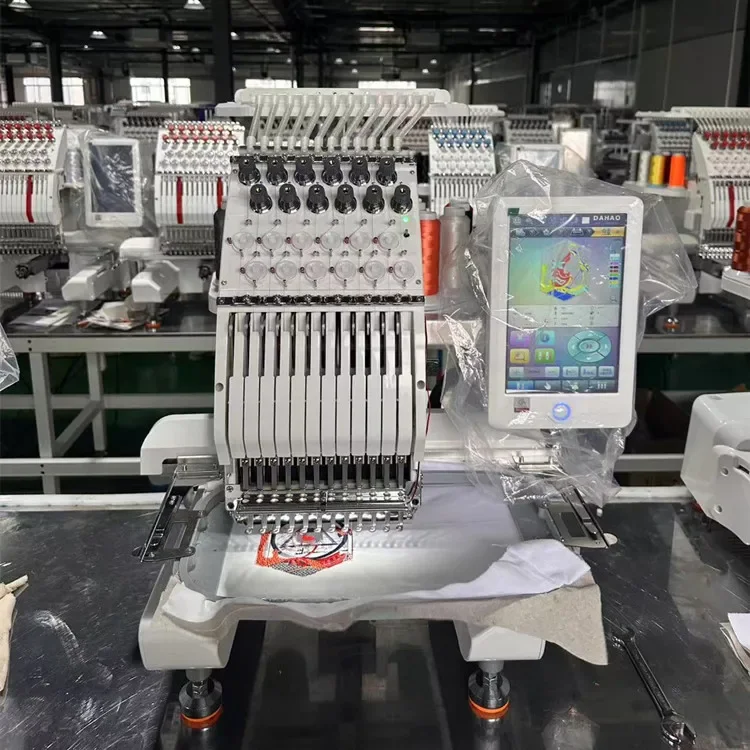 Multifunctional Embroidery Machine/ 12 Nedle Single Head Embroidery Machine/ 20*30cm Embroiderer Embroidery Machinery