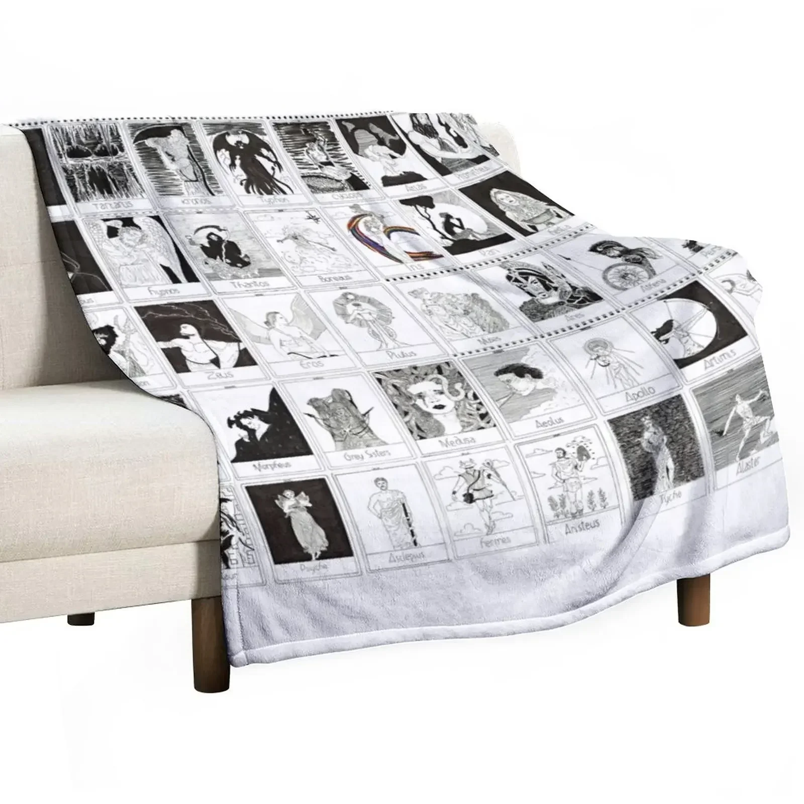 

Greek Gods Throw Blanket Thin Hairy Luxury St Blankets