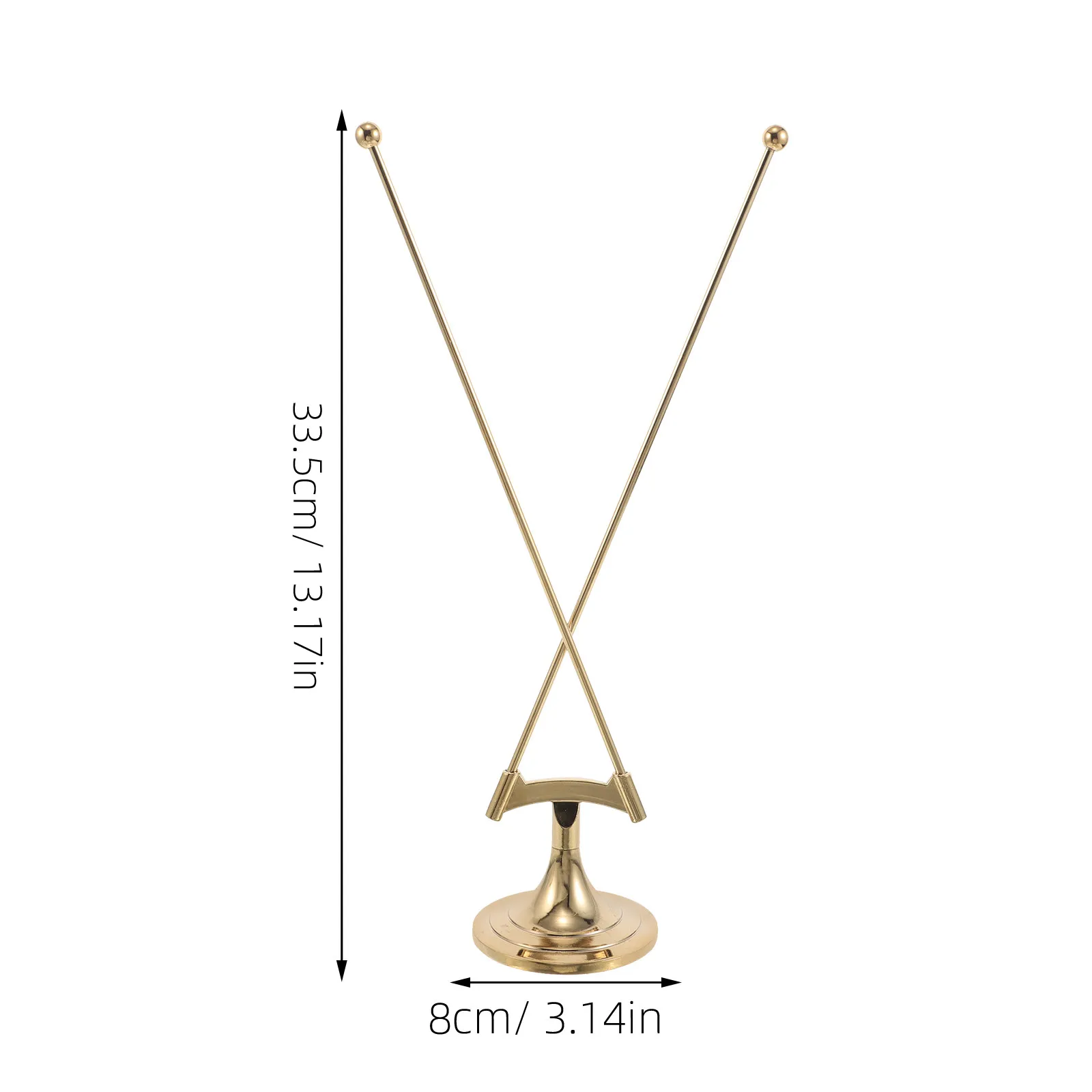 Desktop Metal Flagpole Cross Structure Office Table Flag Holder Compact Stable Display Stand Easy Flag Replacement Multipurpose
