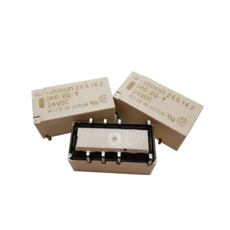Original OMRON G6S-2G-Y  12V 24VDC DPDT 2A Signal Relay SMD Surface Mount Telecom Relay