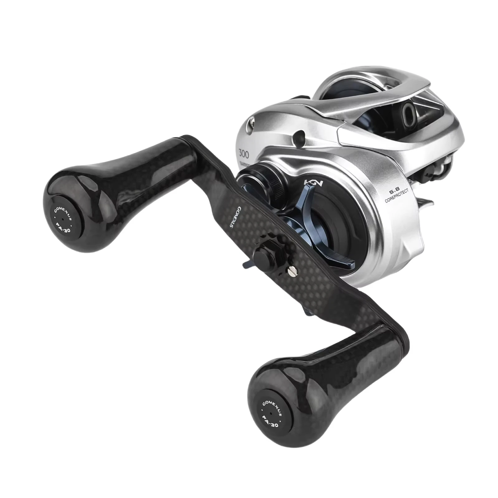 GOMEXUS Carbon-Griff für Daiwa Tatula Zillion Abu Okuma Kastking Pisfun Baitcasting-Rolle, Griffgröße 8x5 und Shimano 7x4mm – Detail 8