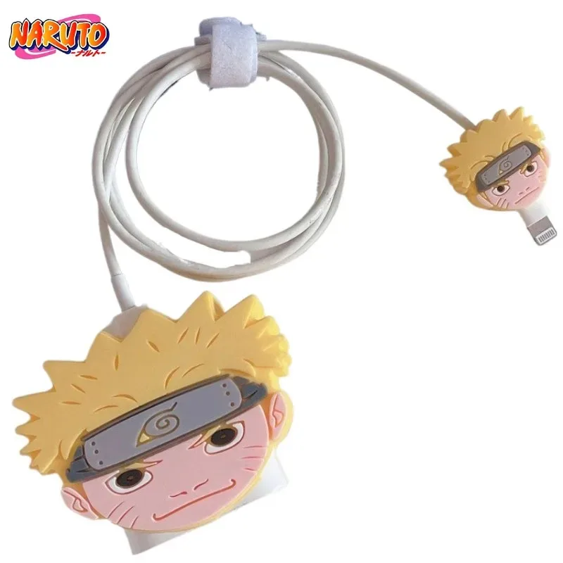 

Hot Sales Narutos Cute Heart Case for Apple Charger Protective Case for IPhone 14/13 Data Cable Head Bite Protector Shell Sleeve