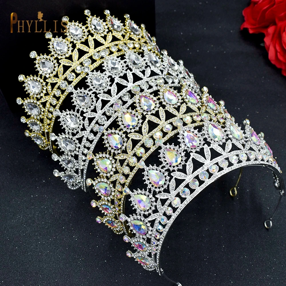 A111 coroa de casamento e tiara nupcial diadema noiva headpiece moda strass cabeça ornamentos designer festa rei headwear