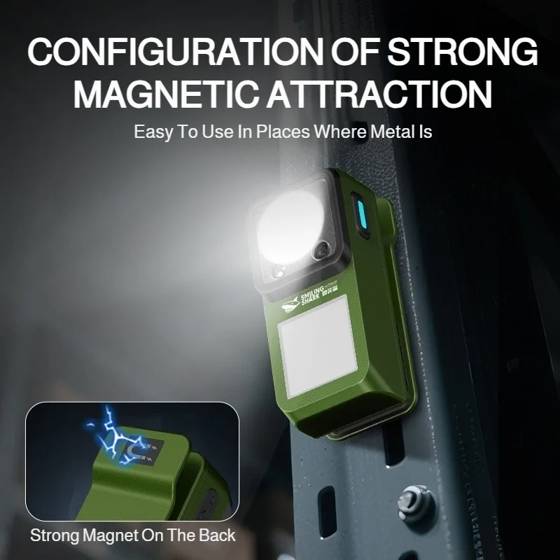 

Magnetic Rechargeable LED Work Light Super Bright Portable Long Lasting Battery for Car Repair Outdoor Emergency Lighting Clip