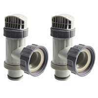 2pcs Pool Plunger Valve Plastic Replacement For Intex 10747 Ground Swimming Pool Sand Filter Pump Outdoor Pool Accessories