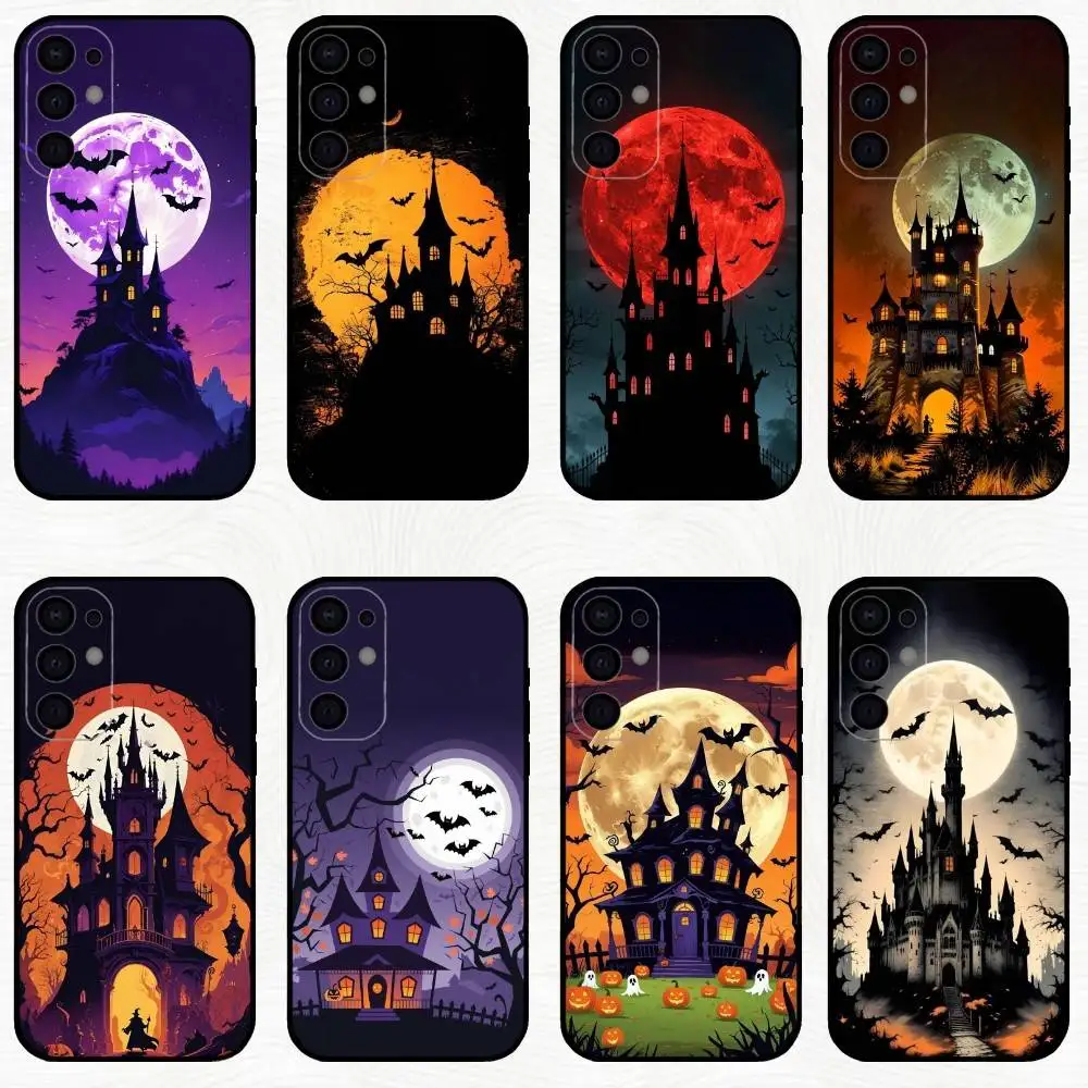 

C-Castle halloween Phone Case For Samsung S25,S24,S23,S22,S21,S20,Plus,Fe,Lite,Others Black Cover