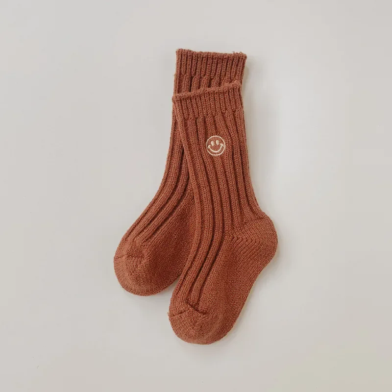 Classic New Loose Socks Women 200 Needles Cotton Knitting Rib Solid Colors 6 Kinds of 4 Seasons Basic Daily Women Socks