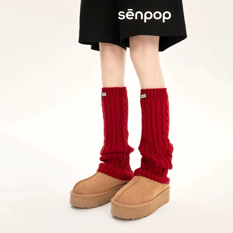 جوارب Senpop النسائية المصنوعة من الصوف المكدس #1