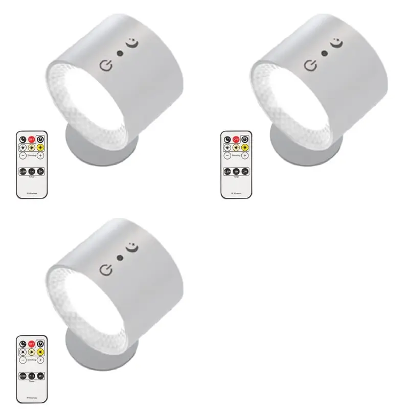 A47U 3X Glow Right Smart Halo Lux,Glow Right Everywhere Light,Glow Right Lights,USB Rechargeable Lights White