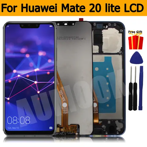 6.3 ''LCD voor Huawei Mate 20 lite Display Digitale Touch Screen Digitizer Vergadering voor Mate 20 Lite SNE-LX1/LX2/LX3 Vervanging