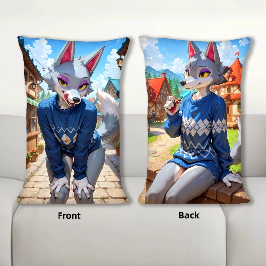 

Dakimakura аниме Femboy Fang диванная подушка наволочка для тела двухсторонняя постельное белье с принтом наволочка