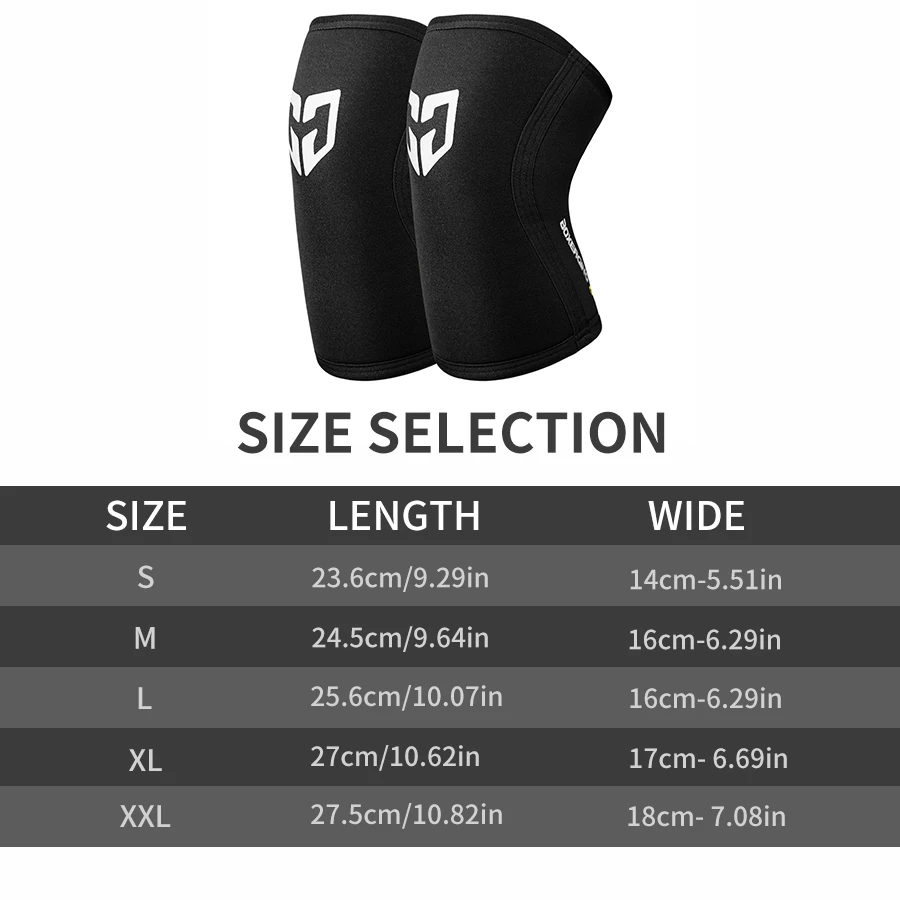 1 Pair Sports Kneepads Compression Squat Weightlifting Pressured Crossfit Training Knee Pads Support  Women Men Knee Protector