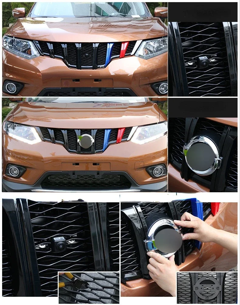 TOP QUALITY FRONT MASK RACING GRILLE GRILLS FIT FOR NISSAN X-TRAIL XTRAIL T32 2014-2018 FRONT GRILL ACCESSORIES 2017