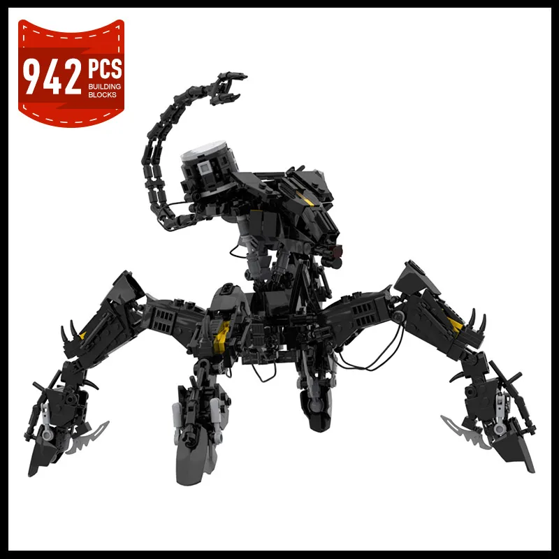 MOC Horizon Zero Dawned Corruptored Robot Battle Machine Model Building Block Game Monster Action Figure Idea Set Brick Toy Gift