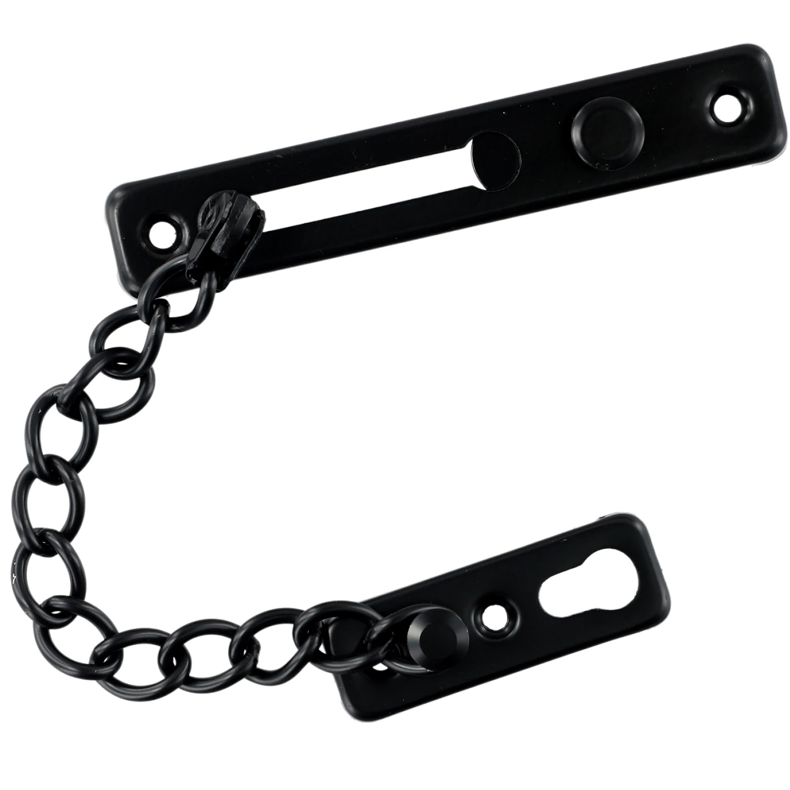 Door Chain Lock Stainless Steel Security Chain Guard Spring Anti Theft Press Heavy Duty Slide Catch Latch Screw Guard Accessorie