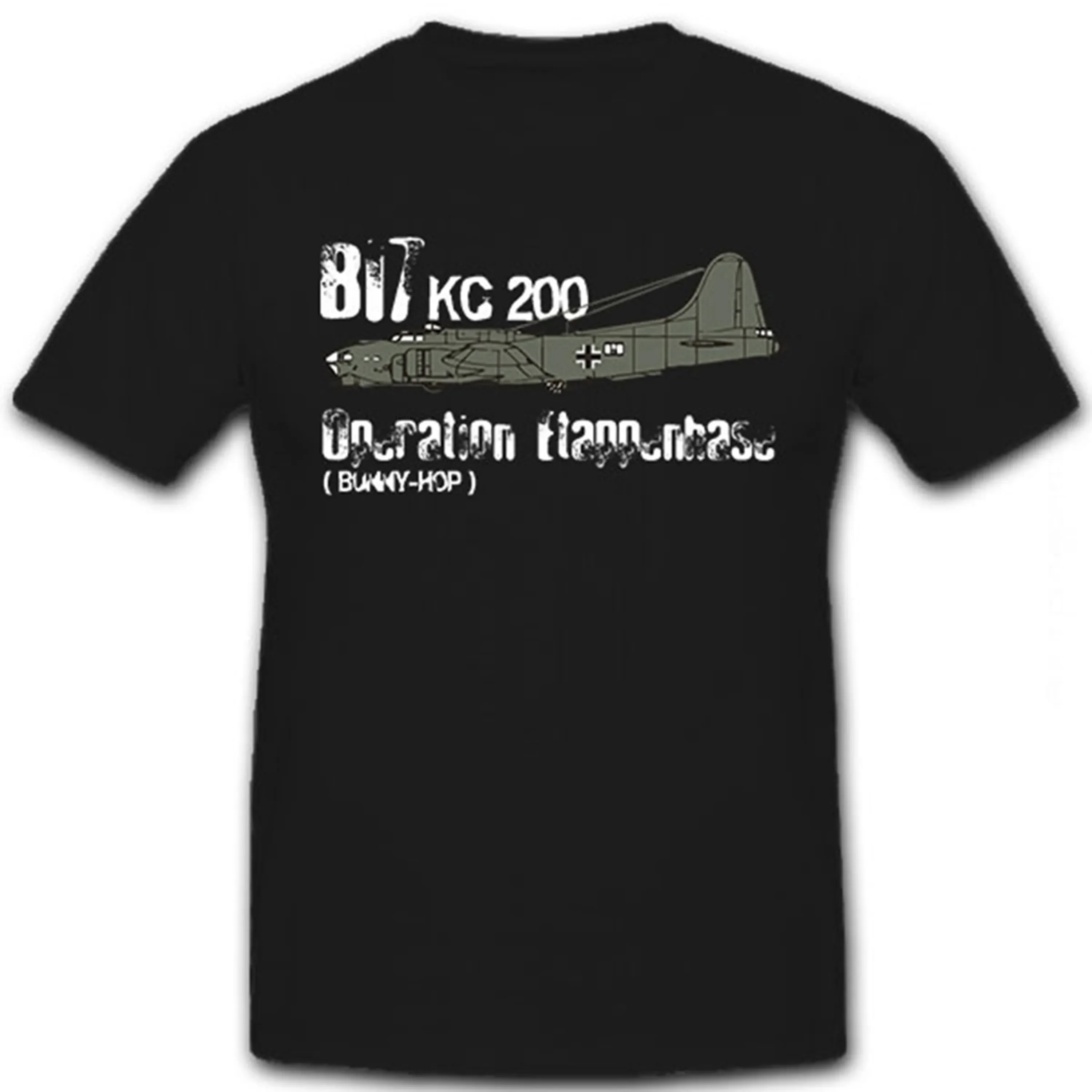 Operation Etappenhase KG-200 B17 Flying Fortress Bomber T-Shirt 100% Cotton O-Neck Short Sleeve Casual Mens T-shirt Size S-3XL