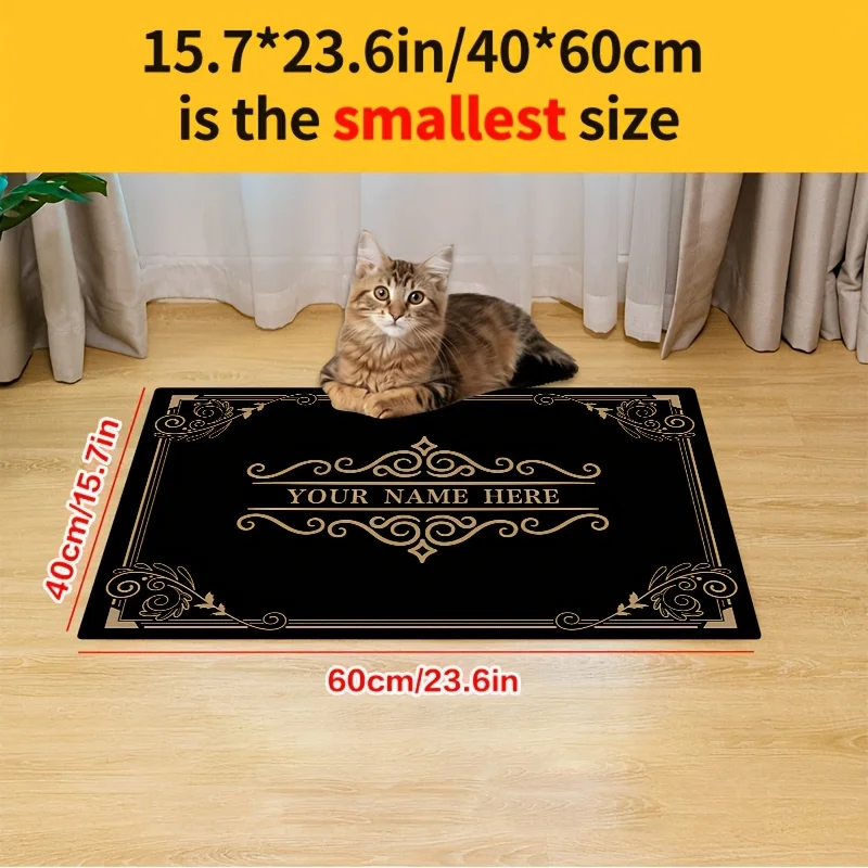 VIKAMA Anti Slip Silicone Rubber Base Welcome Door Mat Suitable For Bedrooms And Bathrooms  Soft And Durable Lightweight Carpet