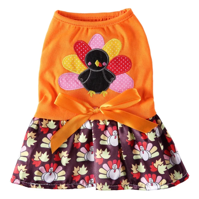 Dog Birthday Dresses Puppy Skirt with Ribbon Bow for Small Medium Dogs Girl Cats Helloween Carnival Holiday Costume Skirt Shirt