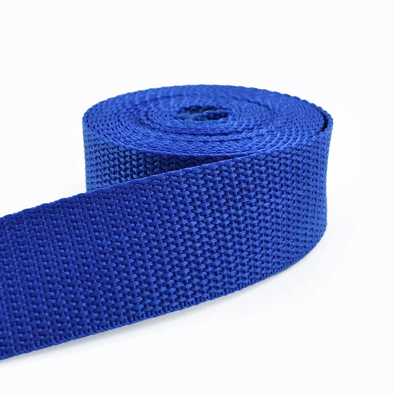 10 Meter 20/25/32/38/50 mm Polypropylen-Gurtband, 1,1 mm dickes Band, Nylonbänder pro Meter, Gürtel, Nähköder, Zubehör