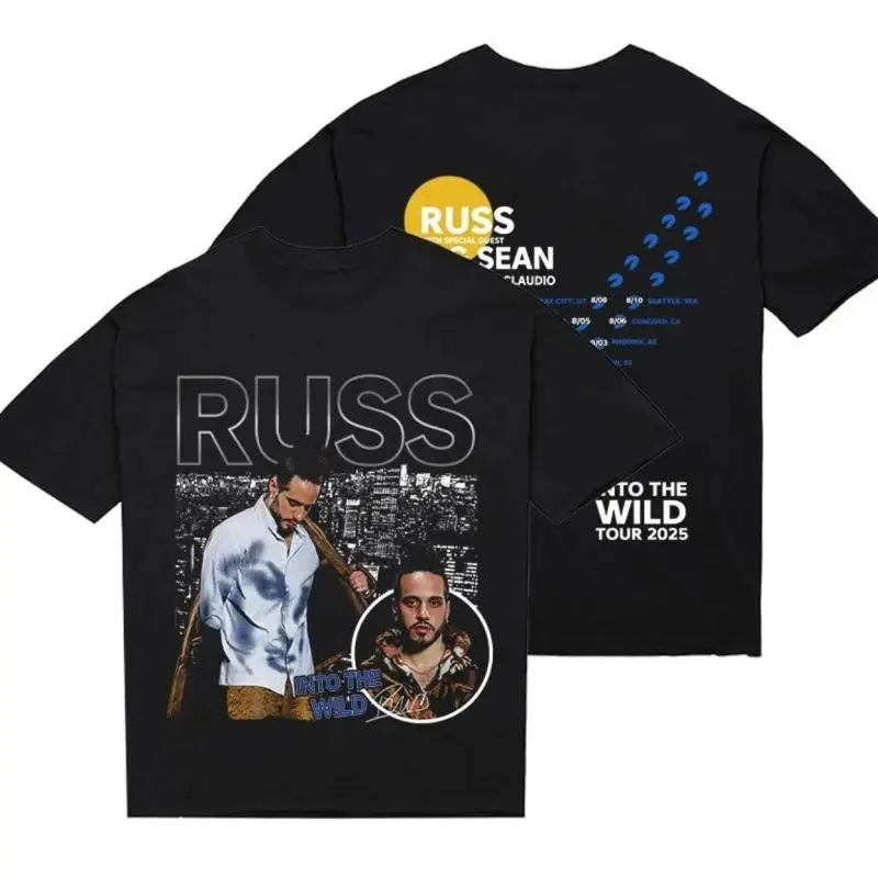 

HOT 025!! RUSS Into The Wild Tour 2025 Concert gift for fan T-Shirt 16D285