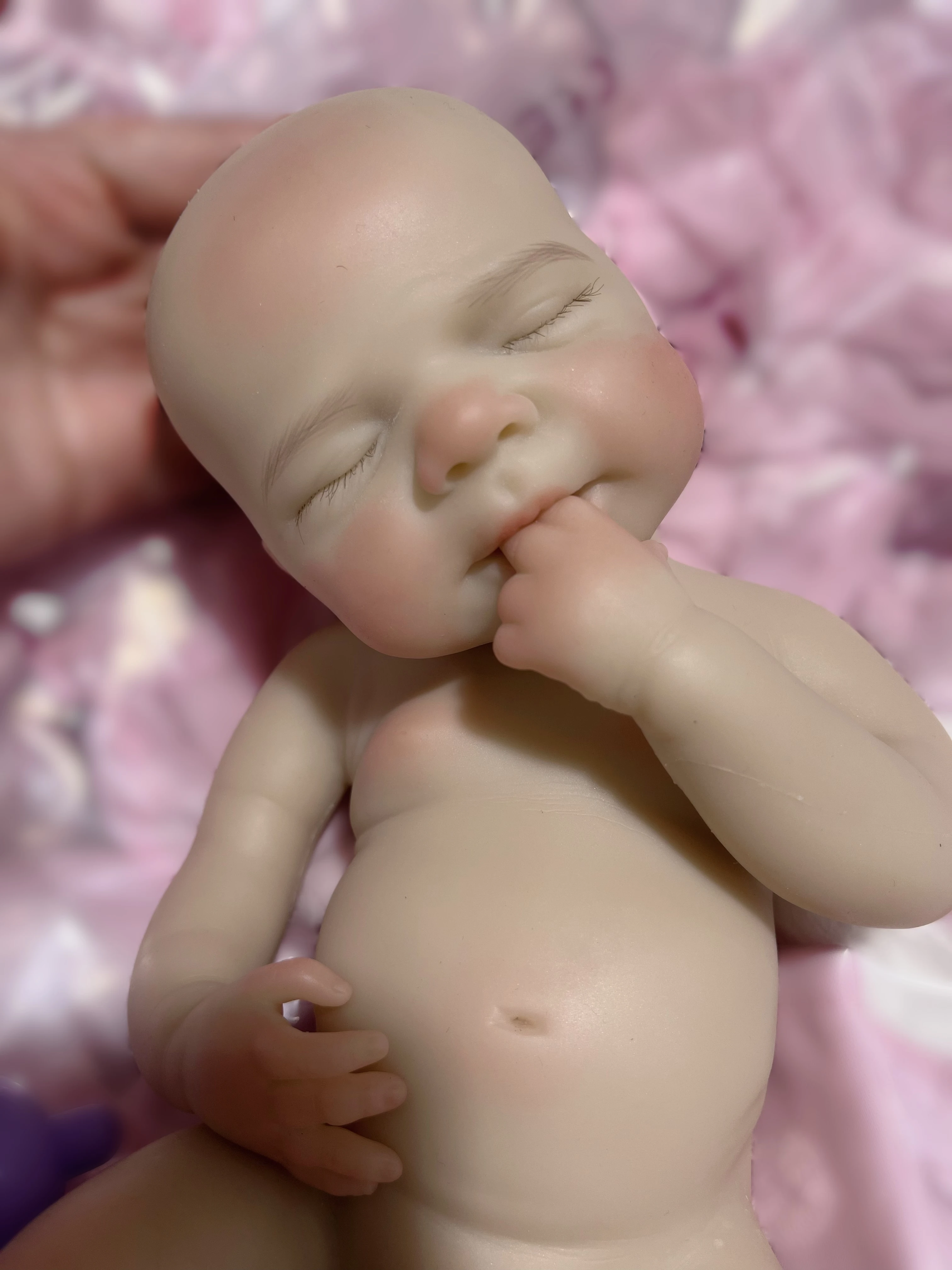 33cm Can Open Mouth Pascale Solid Silicone Reborn Baby Girls With Cute Clothes Lifelike Washable Newborn Baby Doll