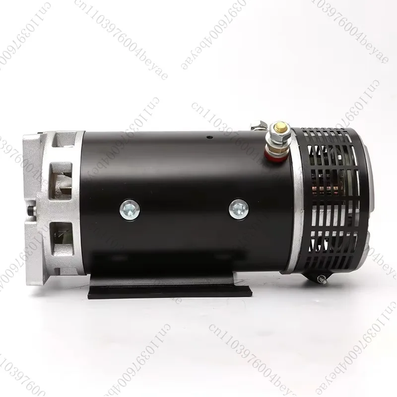 24v DC motor 4KW 3000rpm 13N.m series winding wire drawing for oil pump motor lifting platform electric pallet truck