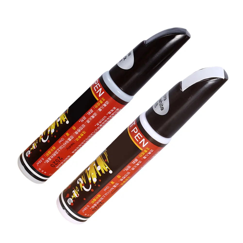 2Pcs Car Touch Up Paint Pen Automotive Scratch Repair Tool Fast-Drying Long-Lasting Fade-Resistant Formula for DIY Car Paint