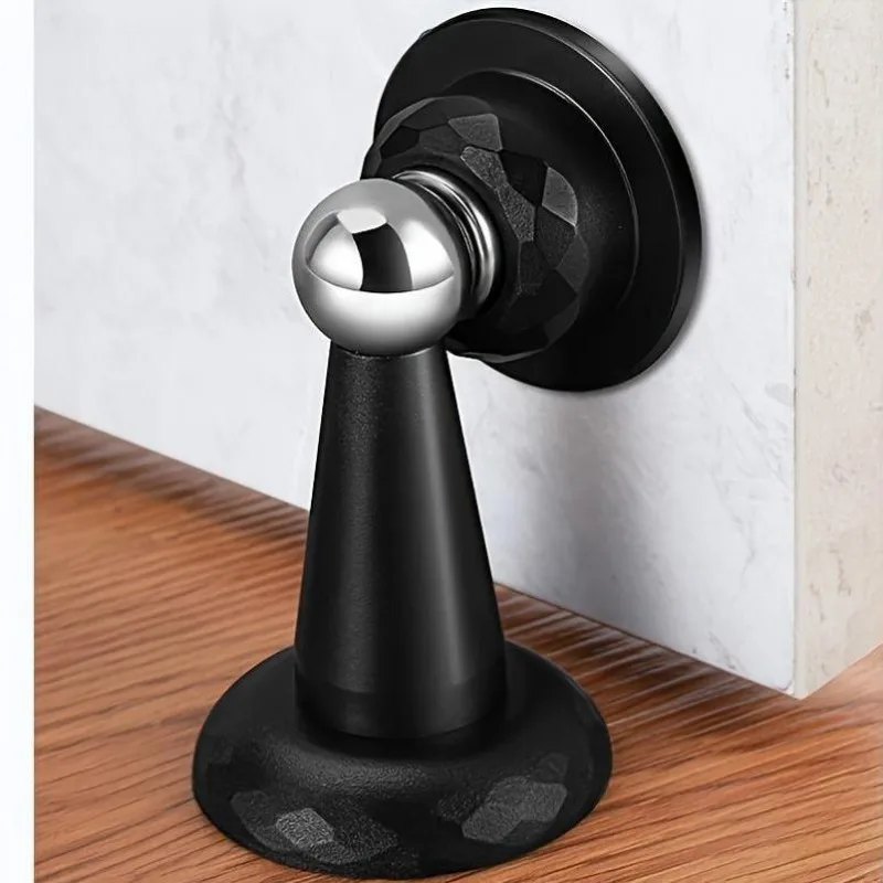 سدادة الباب المغناطيسي لا يتطلب الحفر سدادة الباب اللاصقة شفط صامت المضادة للتصادم توقف الباب شفط أرضية السيليكون