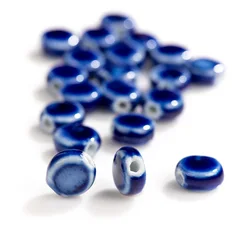 11#10pcs Small Pill Shape Ceramic Porcelain Pendant Jewelry Making Beads Handmade Materials For Bracelet Necklace #XN191-1